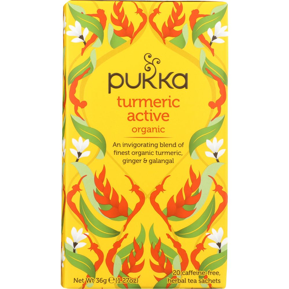 PUKKA HERBS: Tea Turmeric Active, 20 bg