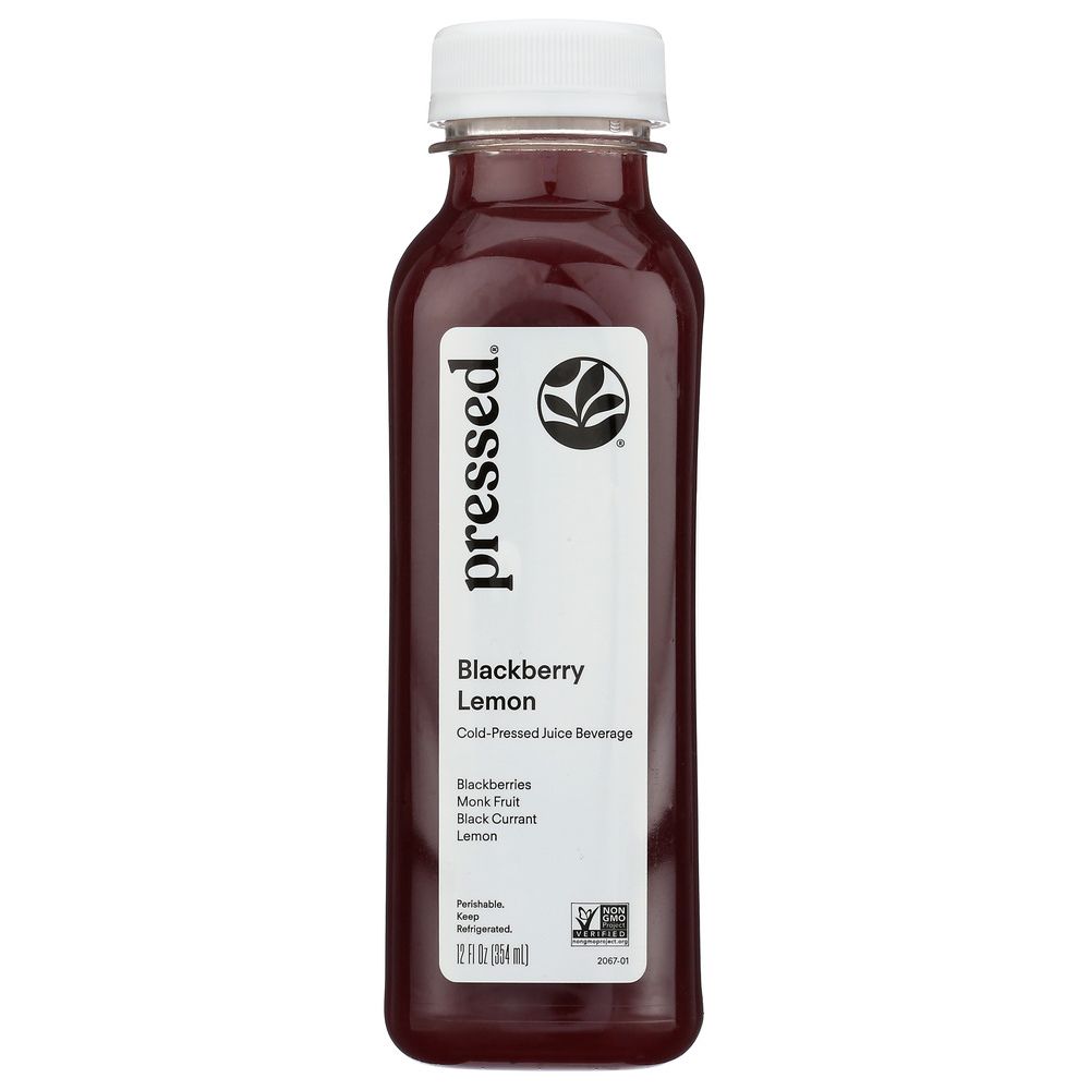 PRESSED JUICERY: Juice Blackberry Lemonade, 12 fo