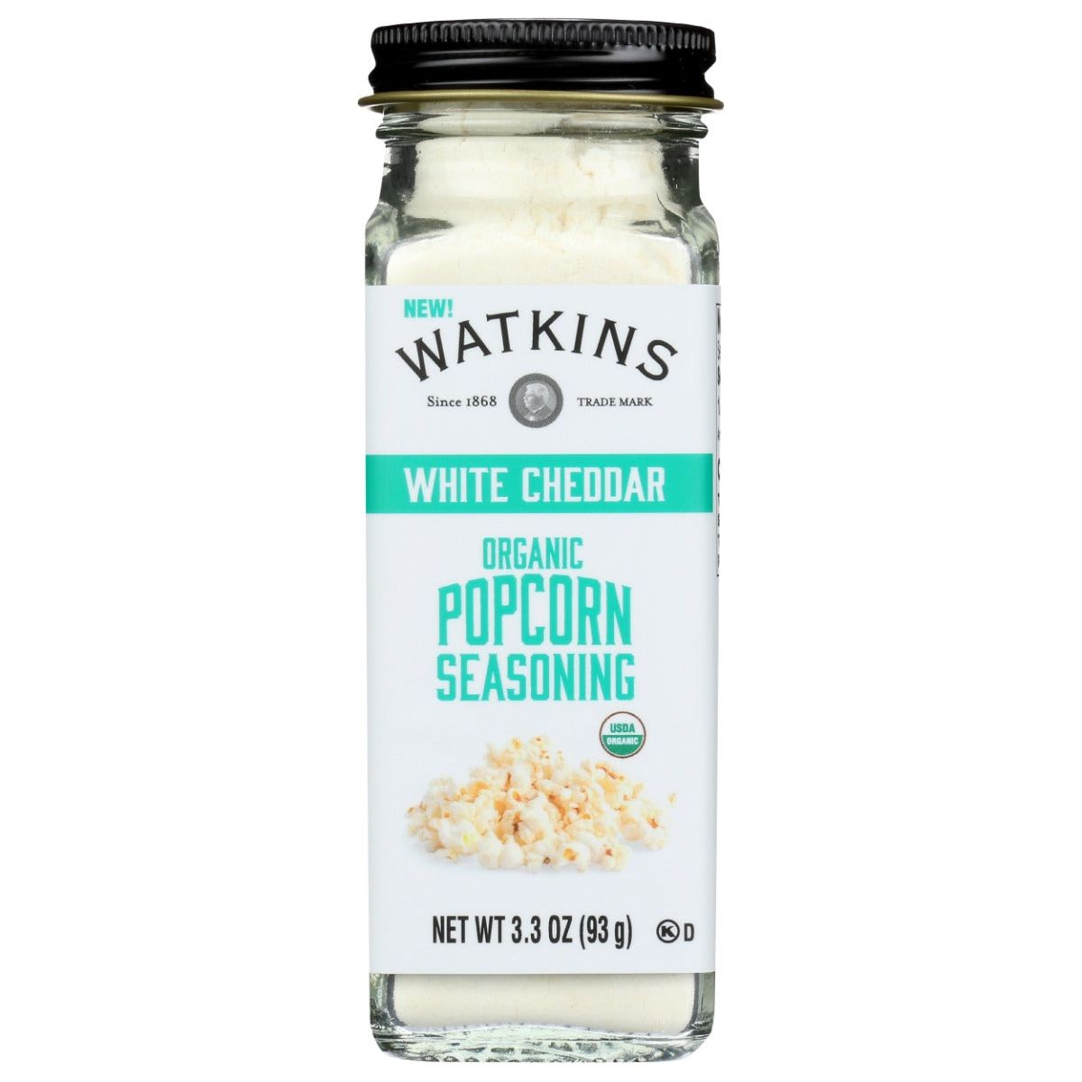 WATKINS: Popcorn White Chedder, 3.3 oz