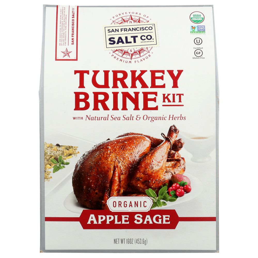 SAN FRANCISCO SALT CO: Sage Appl Trky Brine Org, 16 oz