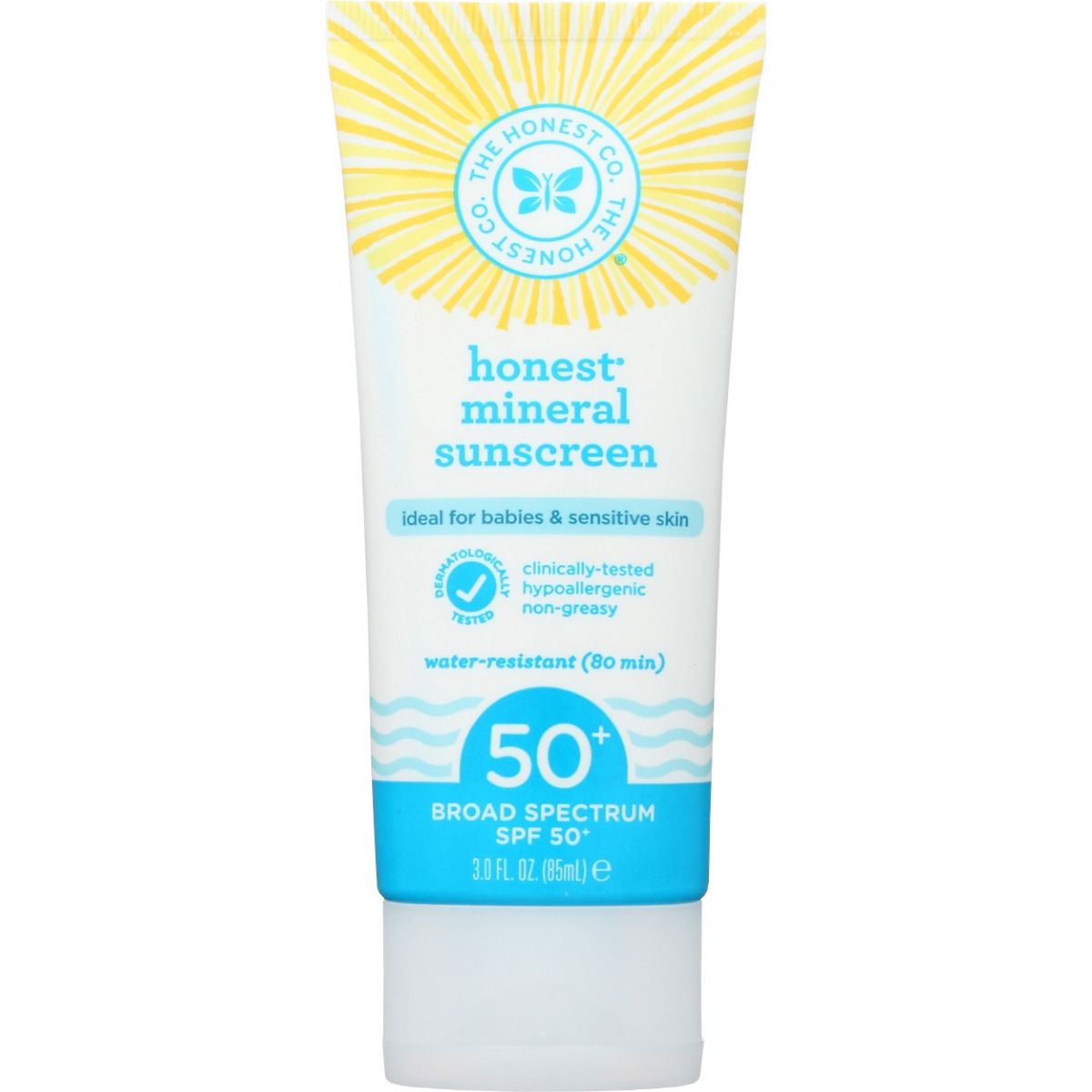 THE HONEST COMPANY: Mineral Sunscreen SPF 50, 3 oz