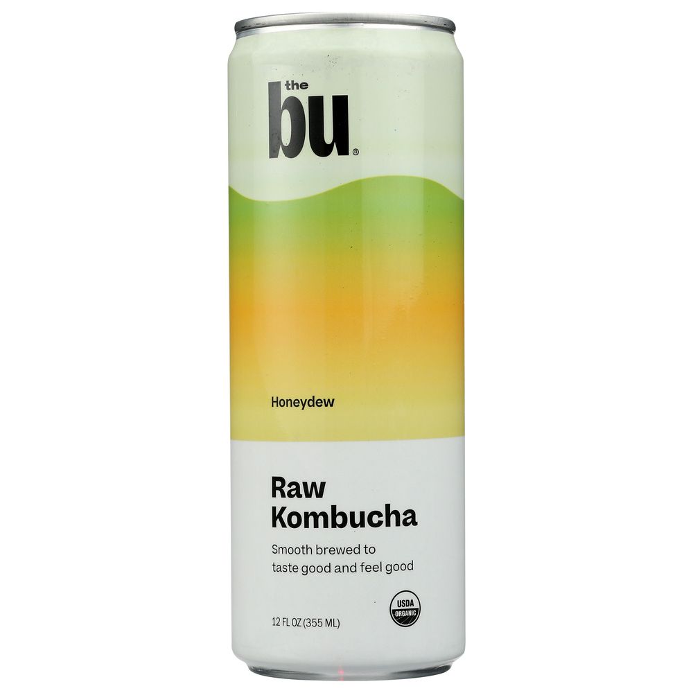 THE BU: Kombucha Hondeydew Can, 12 oz
