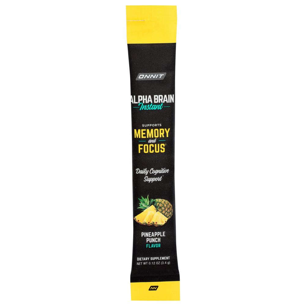 ONNIT: Alpha Brain Pkt Pnppl Pun, 3.9 oz