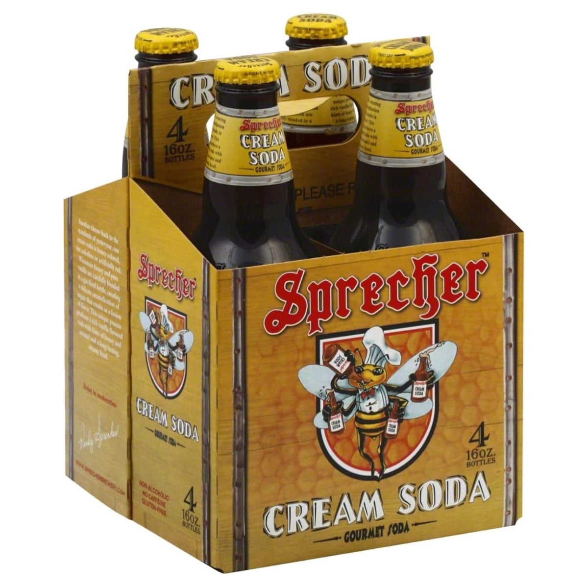 SPRECHER: Soda Cream 4Pk, 64 fo