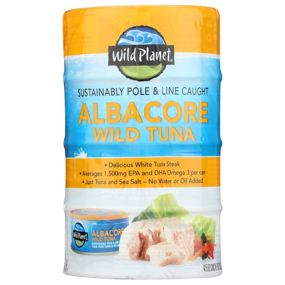 WILD PLANET: Albacore Wild Tuna 4pk, 20 oz