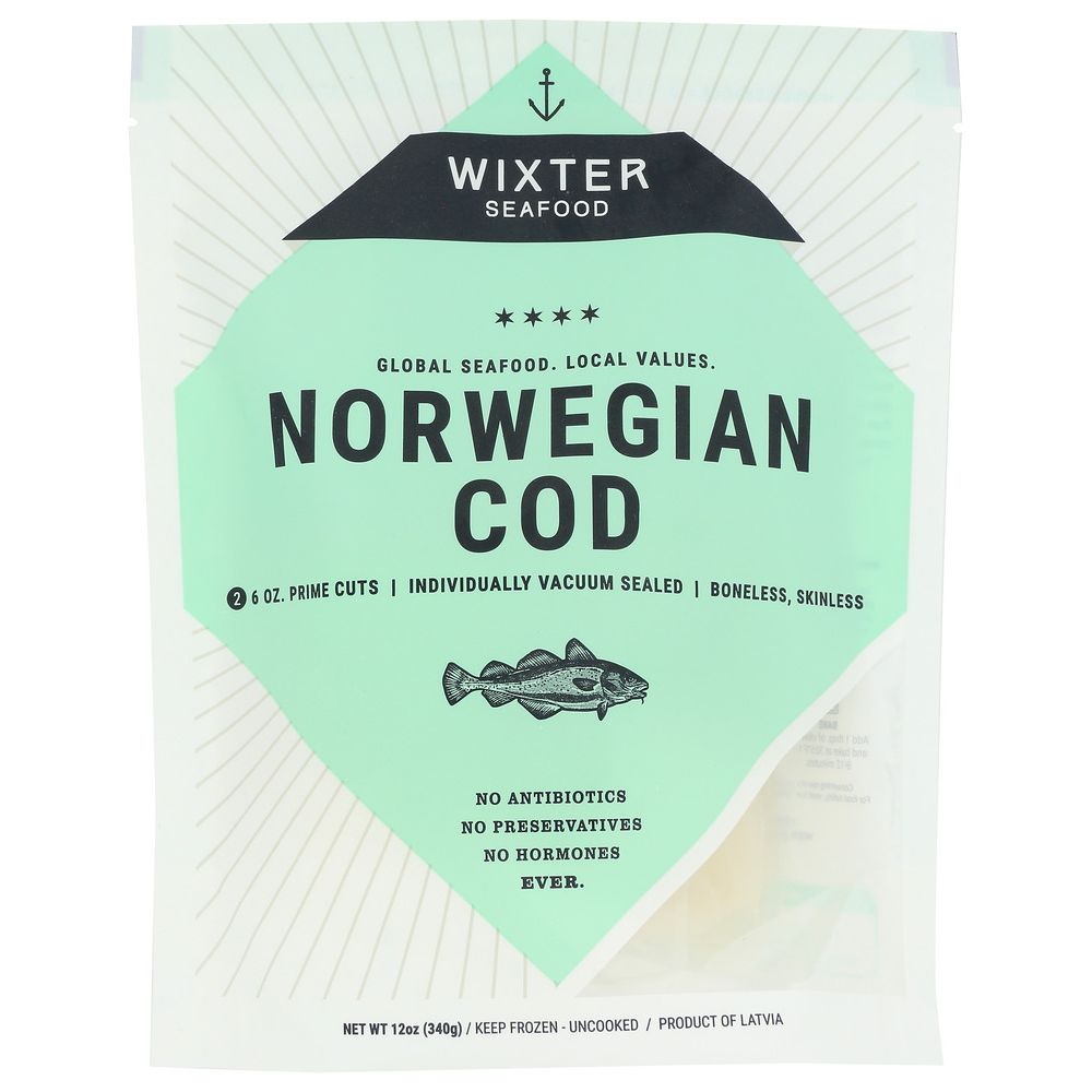 WIXTER SEAFOOD: Norwegian Cod, 12 oz