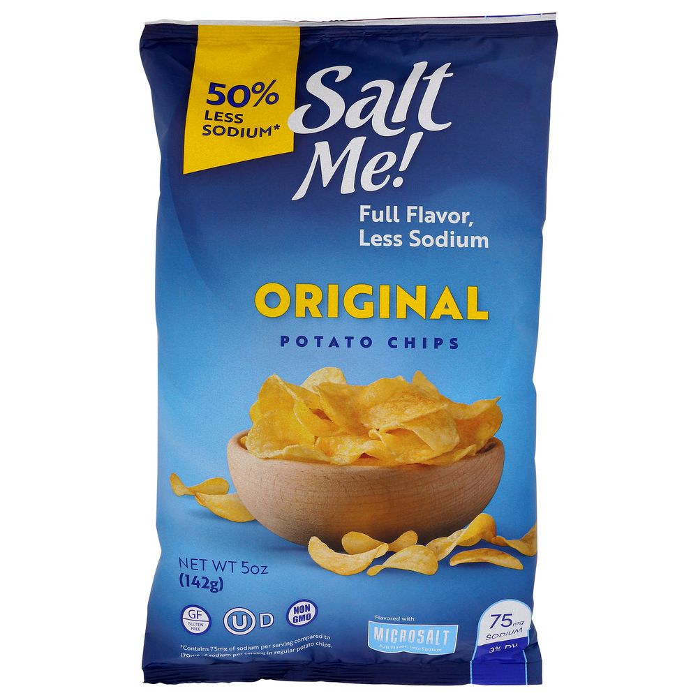 SALTME: Original Potato Chips, 5 oz