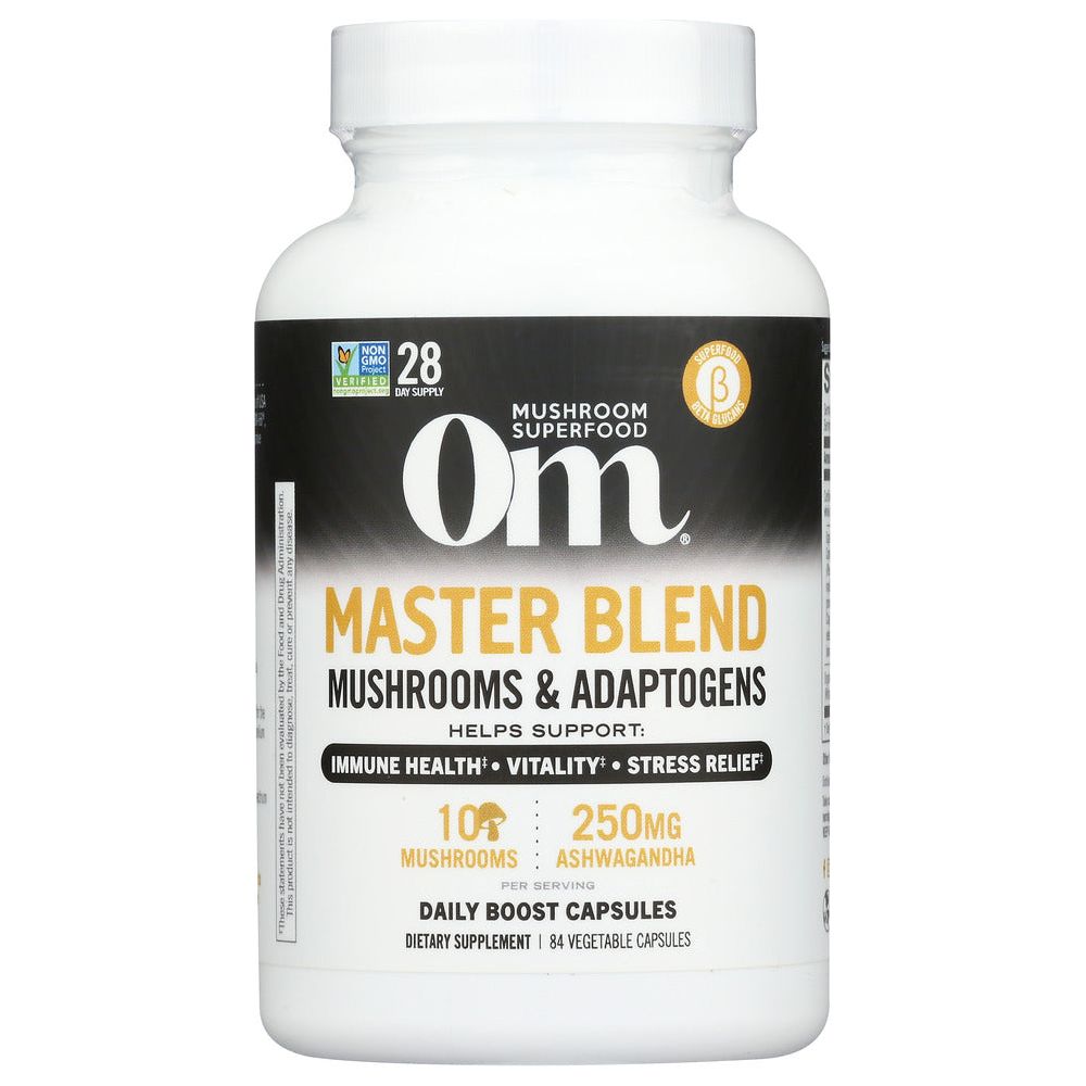 OM MUSHROOMS: Master Blend Cp, 80 cp