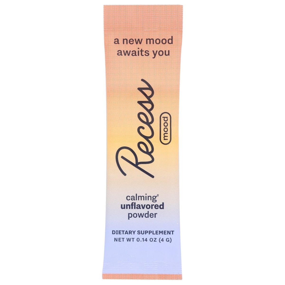 RECESS: Mood Power Packet Unflavored, 0.14 oz