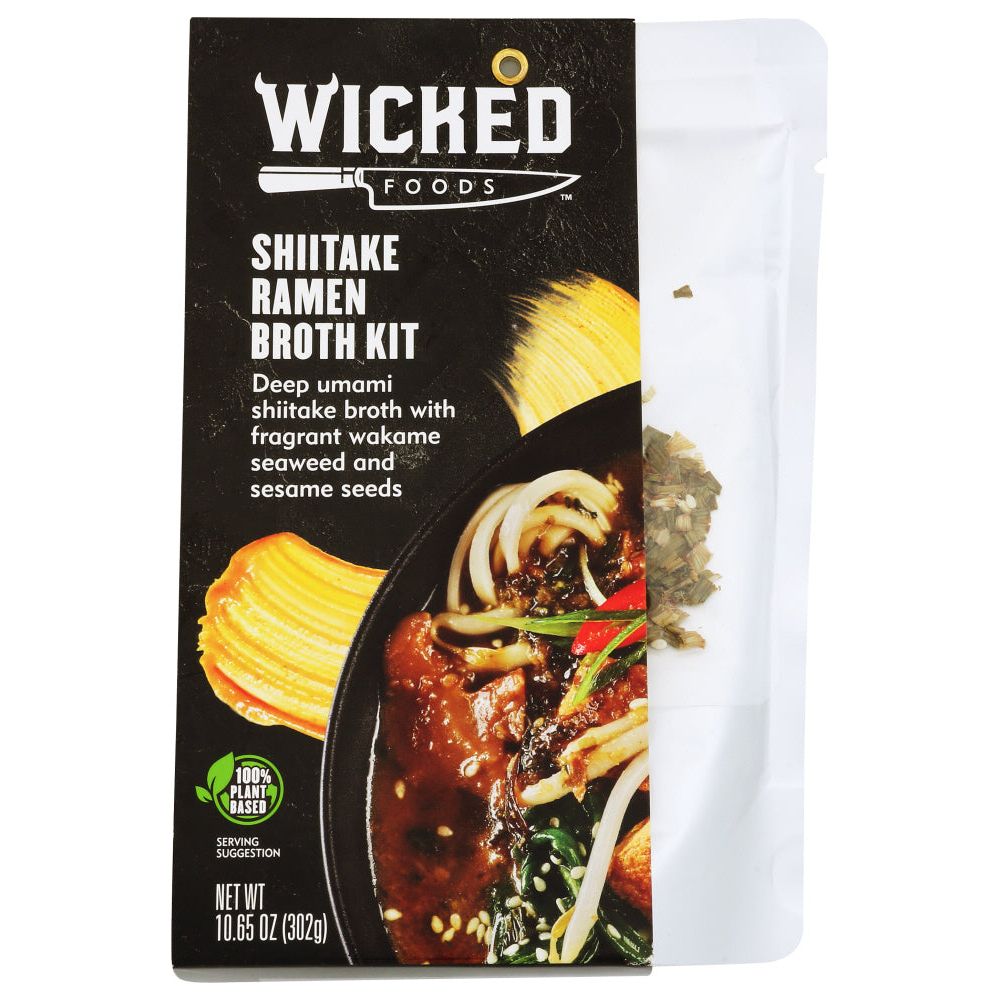 WICKED: Broth Ramen Kit Shitake, 10.65 oz