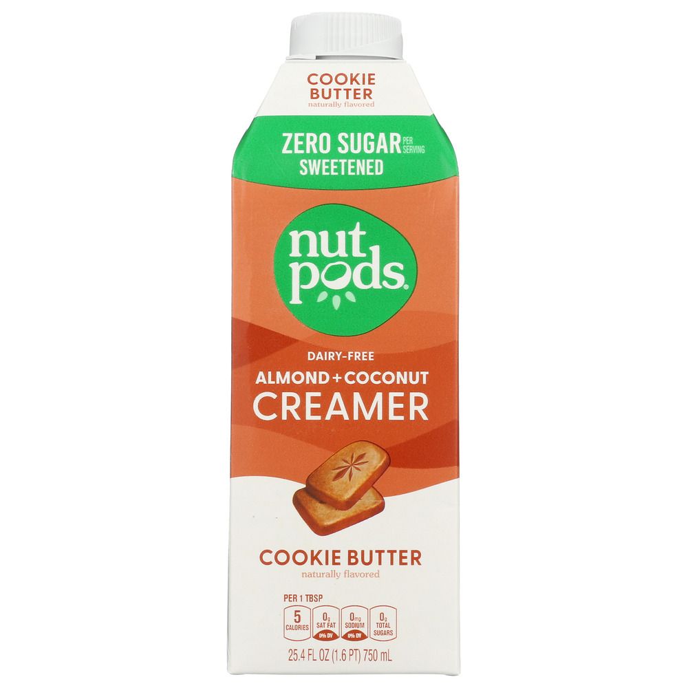 NUTPODS: Almond Coconut Creamer Cookie Butter, 25.4 fo