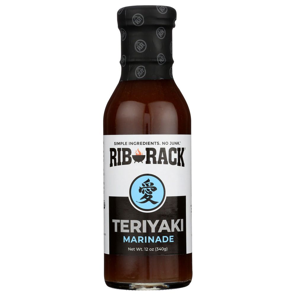RIB RACK: Marinade Rib Teriyaki, 12 OZ