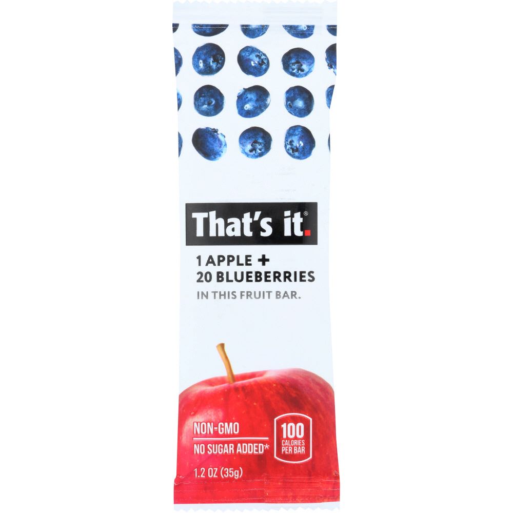 THAT'S IT: Apple + Blueberries Fruit Bar, 1.2 oz