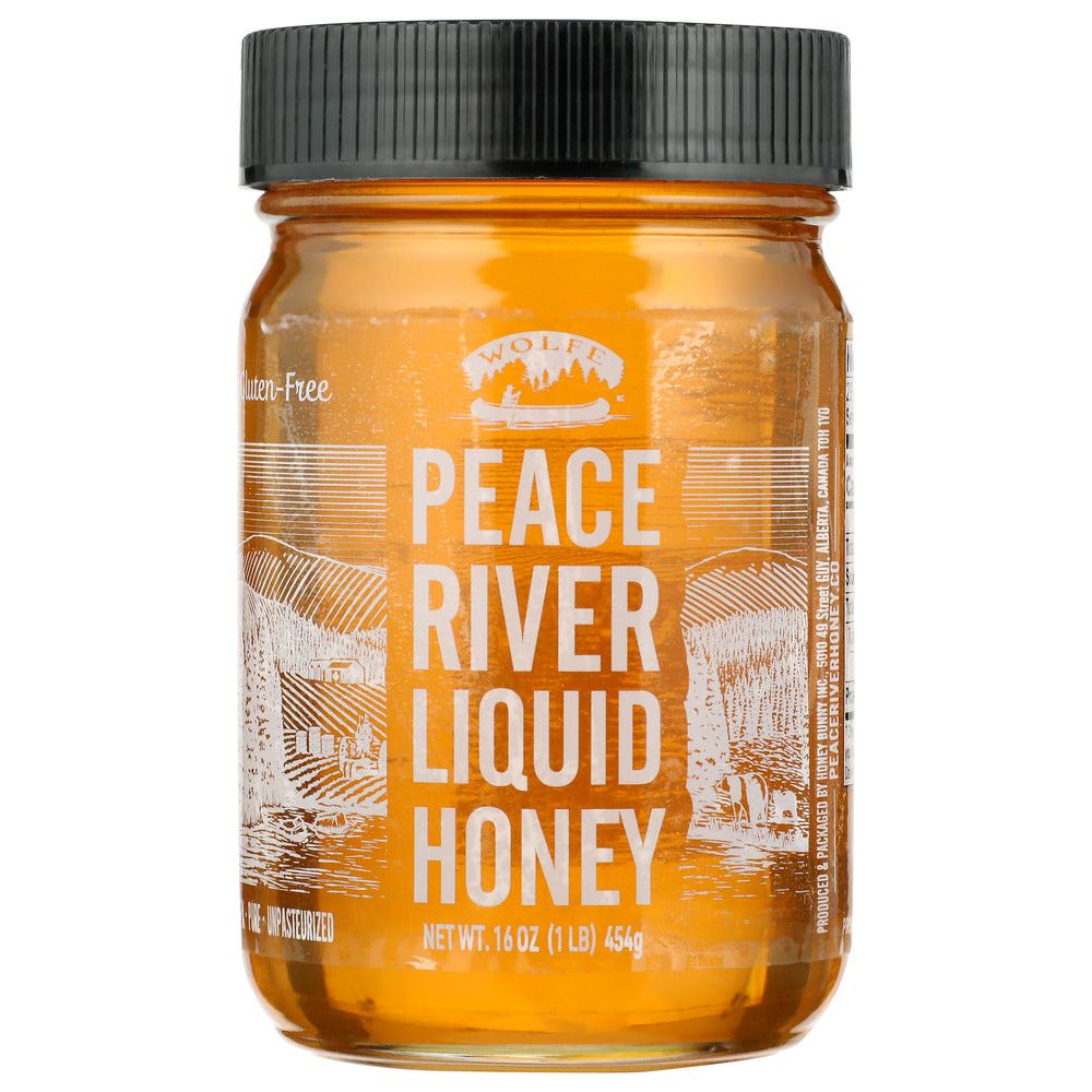 PEACE RIVER HONEY: Honey Liquid, 16 OZ