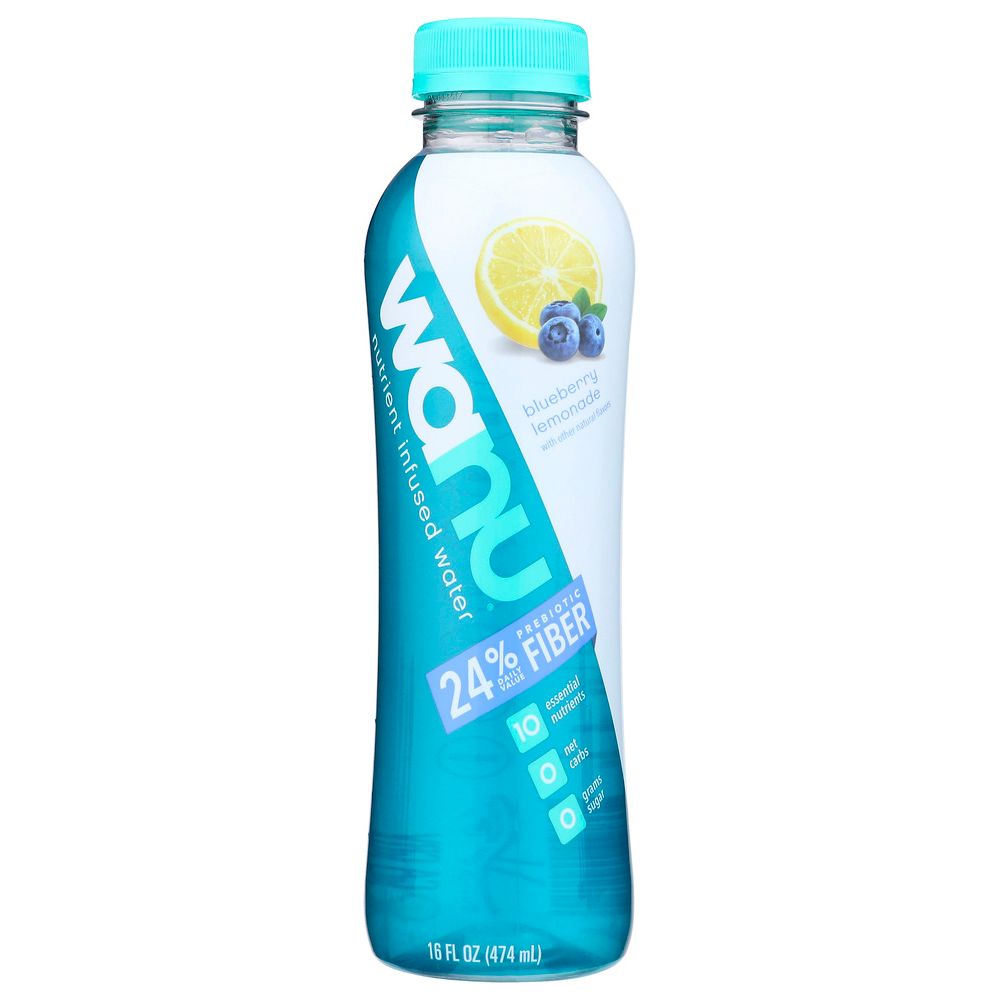 WANU: Blueberry Lemonade Nutrient Infused Water, 16 fo