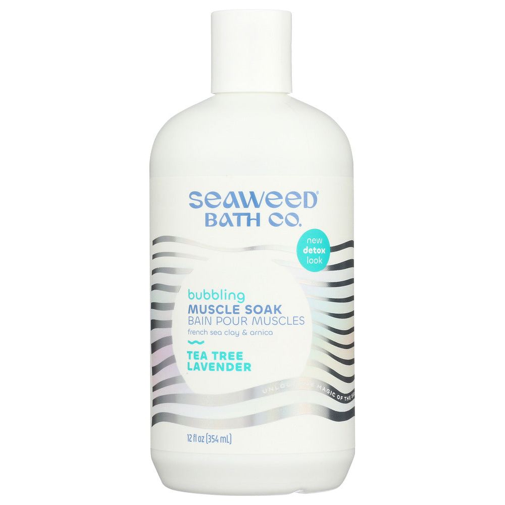 SEAWEED BATH COMPANY: Bubbling Muscle Soak Tea Tree Lavender, 12 oz