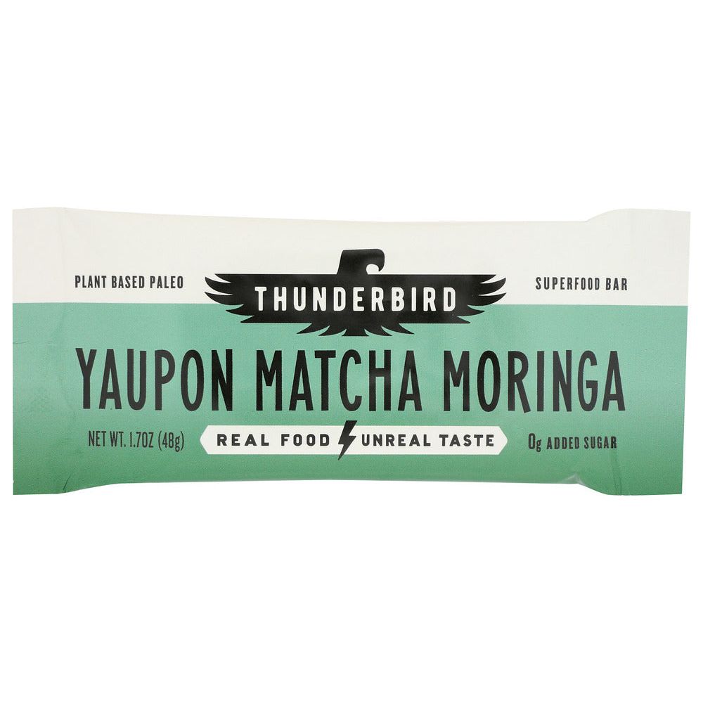 THUNDERBIRD ENERGETICA: Bar Yaupon Mtcha Moringa, 1.7 oz