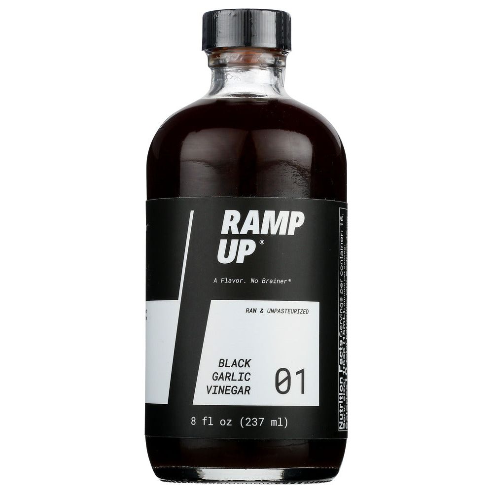 RAMP UP: Black Garlic Vinegar, 8 fo