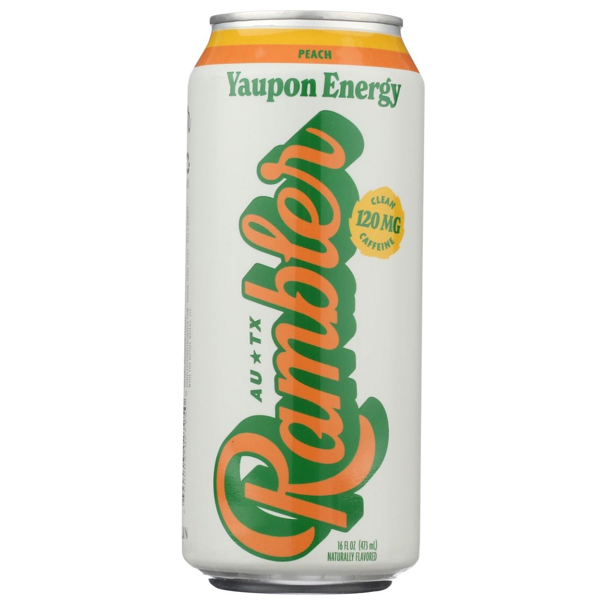 RAMBLER: Drink Energy Sparkling Peach, 16 fo