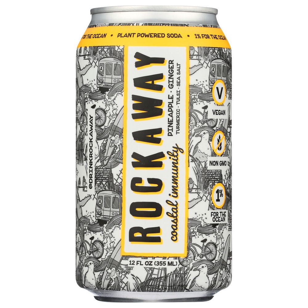 ROCKAWAY: Coastal Immunity Soda, 12 fo