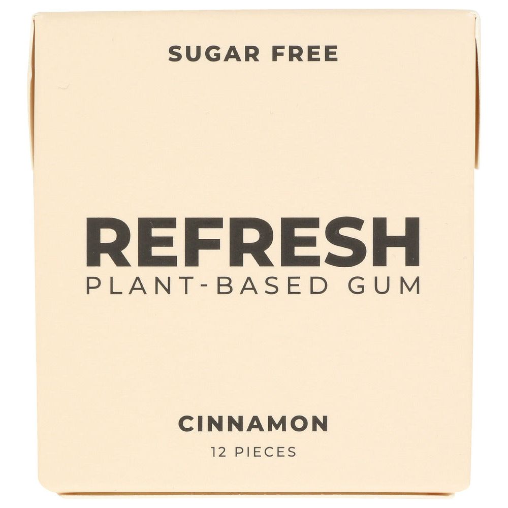 REFRESH GUM: Gum Cinnamon, 12 pc