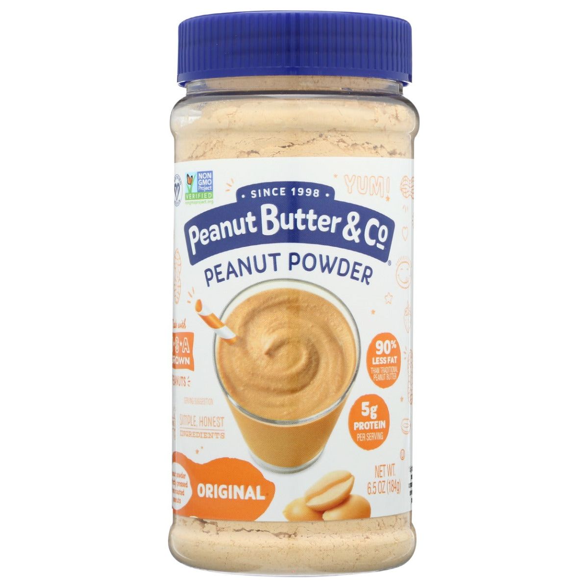 PEANUT BUTTER & CO: Original Powdered Peanut Butter, 6.5 oz