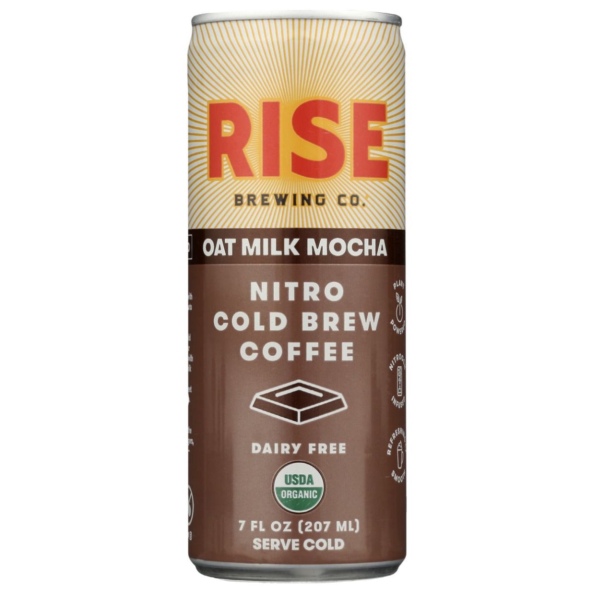 RISE BREWING CO: Oat Milk Mocha Cold Brew Coffee, 7 fo