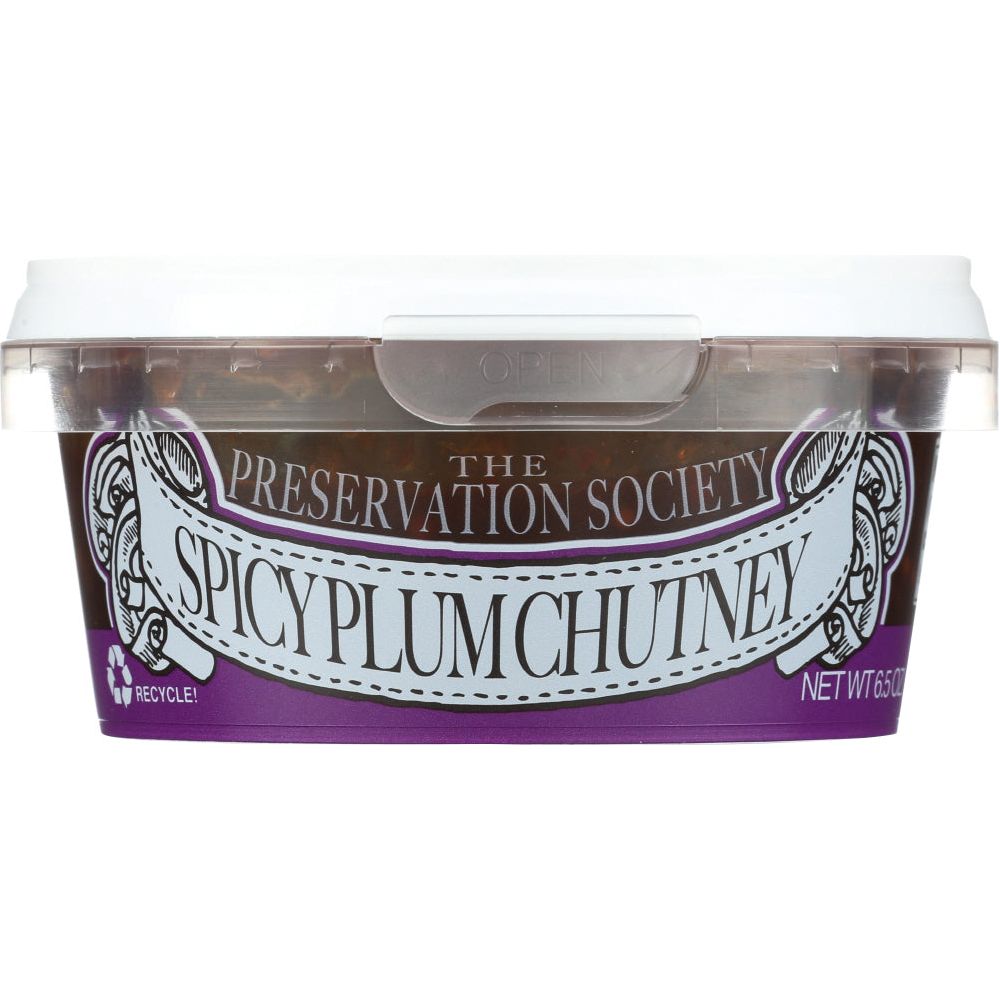 THE PRESERVATION SOCIETY: Spicy Plum Chutney, 6.5 oz
