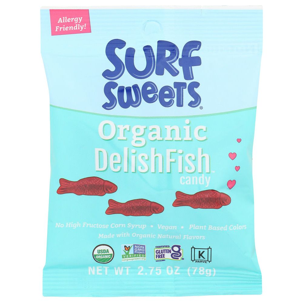 SURF SWEETS: Organic DelishFish, 2.75 oz