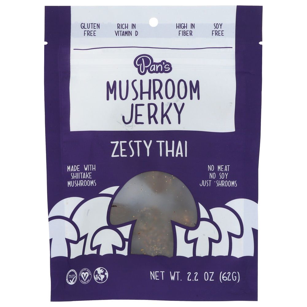 PANS: Zesty Thai Mushroom Jerky, 2.2 oz
