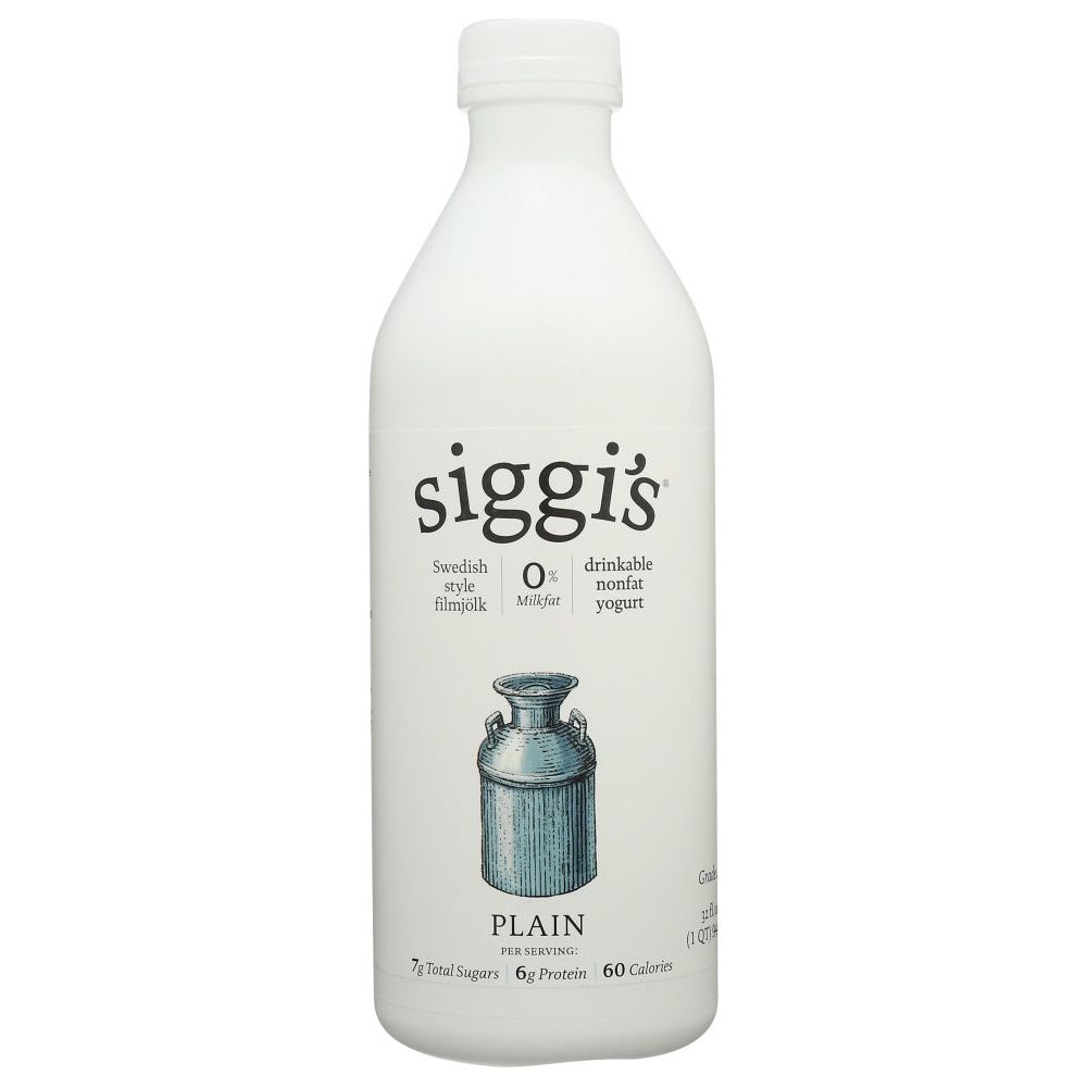SIGGIS: Filmjolk Drinkable Yogurt Plain, 32 oz