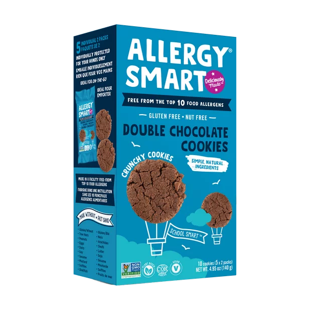 ALLERGY SMART: Double Chocolate Cookies, 4.95 oz - #tag1# - #tag2#