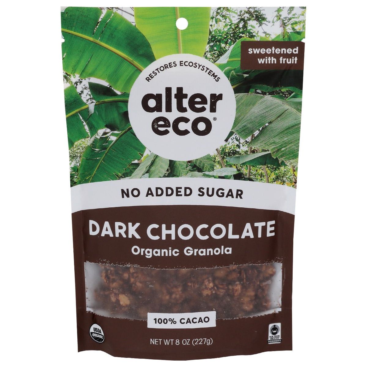 ALTER ECO: Dark Chocolate Organic Granola, 8 oz - #tag1# - #tag2#
