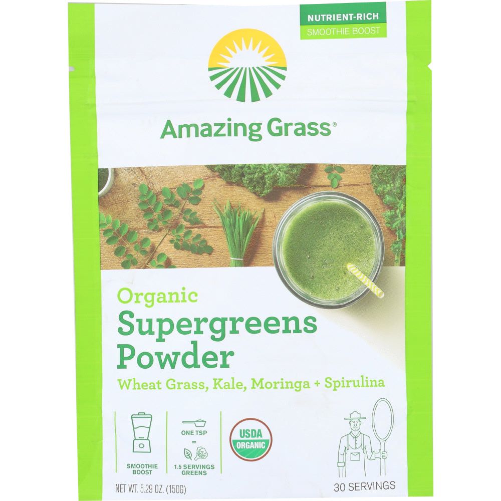 AMAZING GRASS: Supergreen 30Serv Org, 5.29 oz - #tag1# - #tag2#