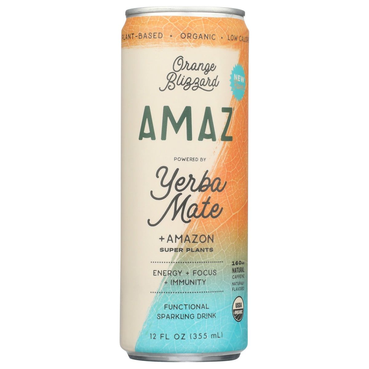 AMAZ: Yerba Mate Orange Mint Functional Drink, 12 fo - #tag1# - #tag2#