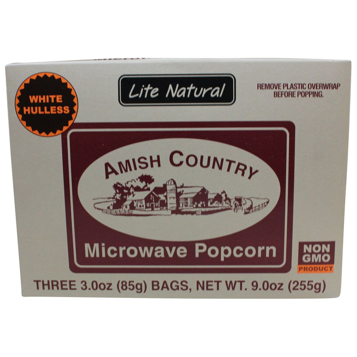 AMISH COUNTRY: Lite Natural Micrcowave Popcorn, 10.5 oz - #tag1# - #tag2#