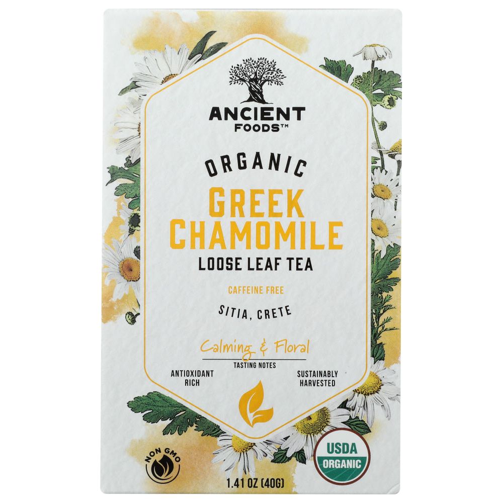 ANCIENT FOODS: Organic Greek Chamomile Tea, 40 gm - #tag1# - #tag2#