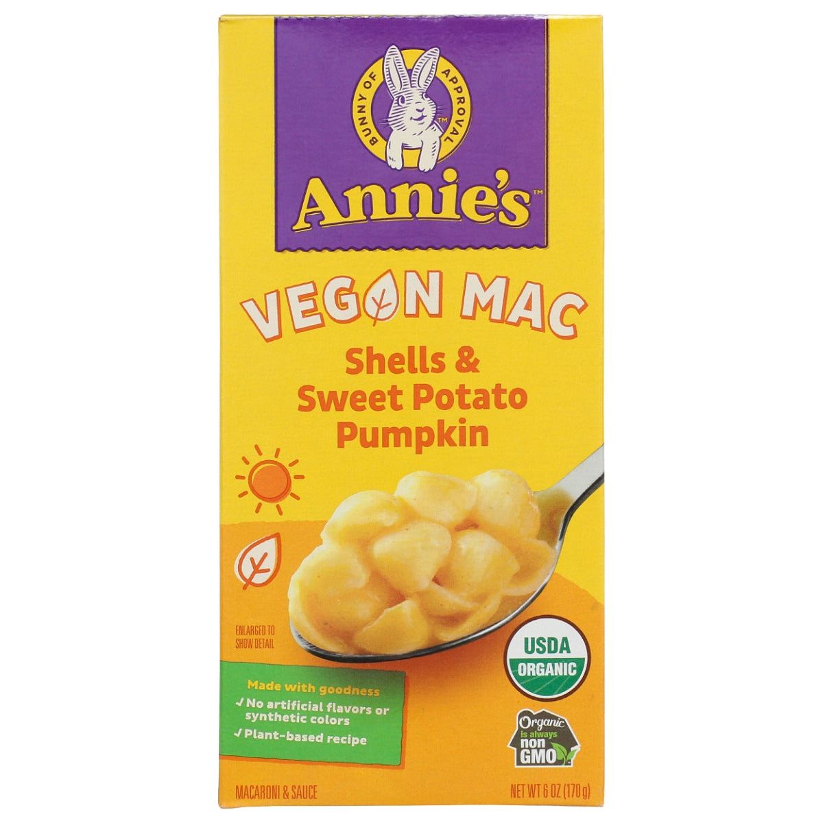 ANNIES HOMEGROWN: Organic Vegan Shells & Creamy Sauce, 6 oz - #tag1# - #tag2#