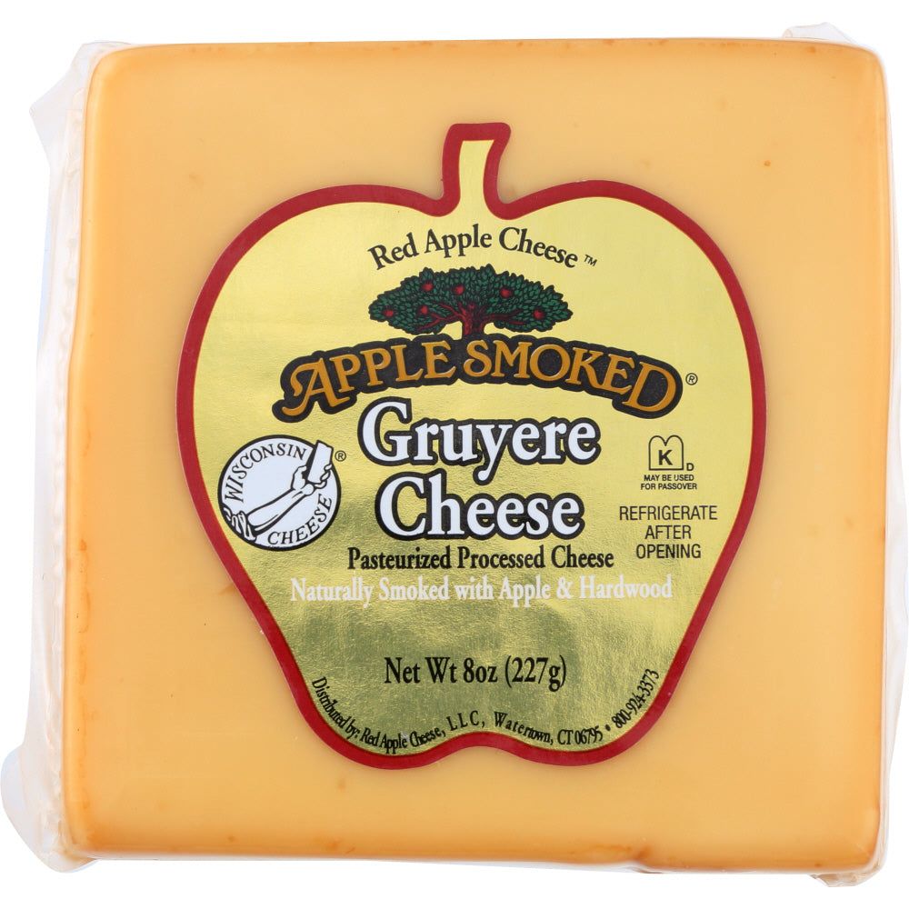 APPLE SMOKED: Gruyere Cheese, 8 Oz - #tag1# - #tag2#