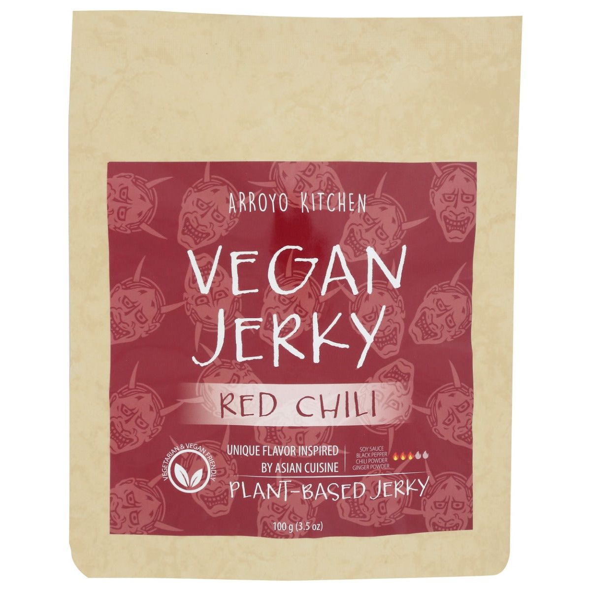 ARROYO KITCHEN: Jerky Plnt Bsd Red Chili, 3.5 OZ - #tag1# - #tag2#
