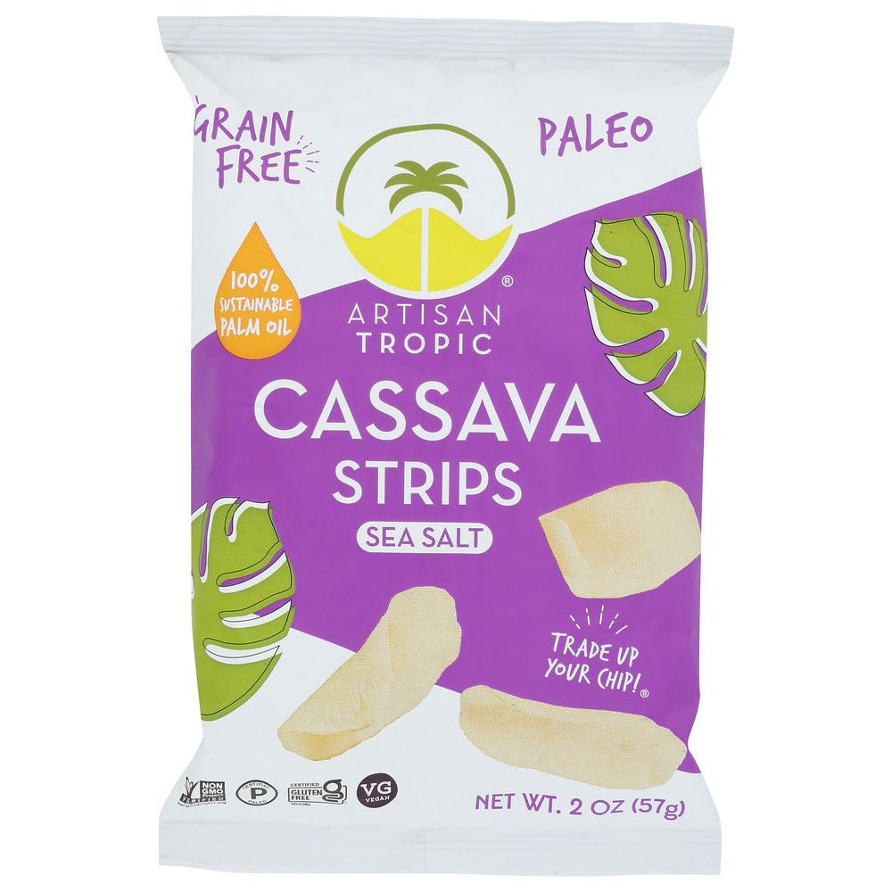 ARTISAN TROPIC: Sea Salt Cassava Strips, 2 oz - #tag1# - #tag2#