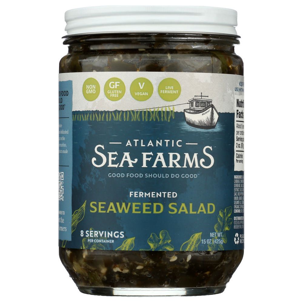 ATLANTIC SEA FARMS: Salad Fermented Seaweed, 15 oz - #tag1# - #tag2#