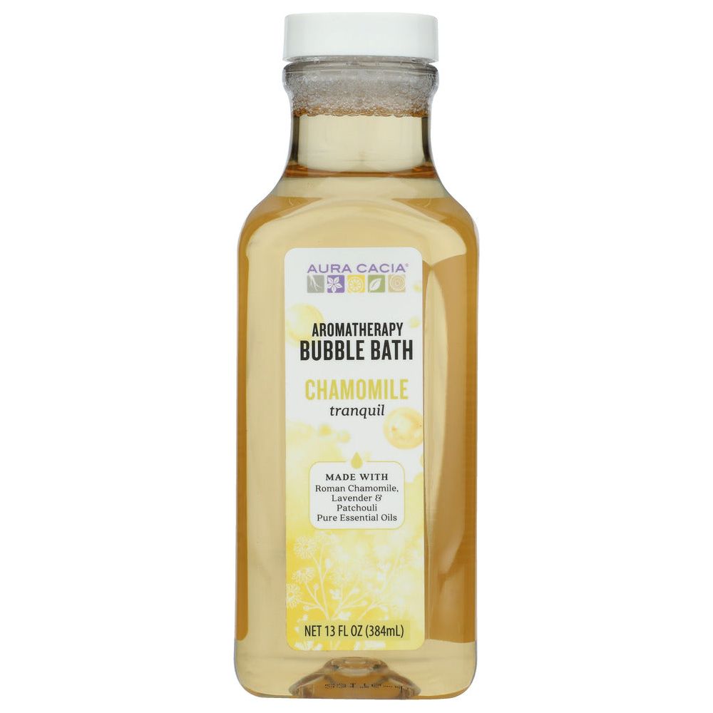 AURA CACIA: Aromatherapy Bubble Bath Tranquil Chamomile, 13 oz - #tag1# - #tag2#