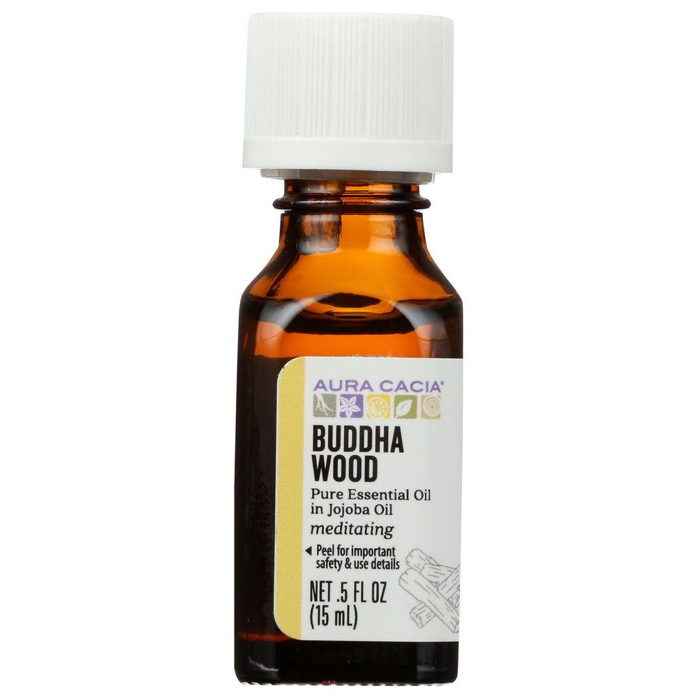 AURA CACIA: Buddha Wood Essential Oil, 0.5 oz - #tag1# - #tag2#