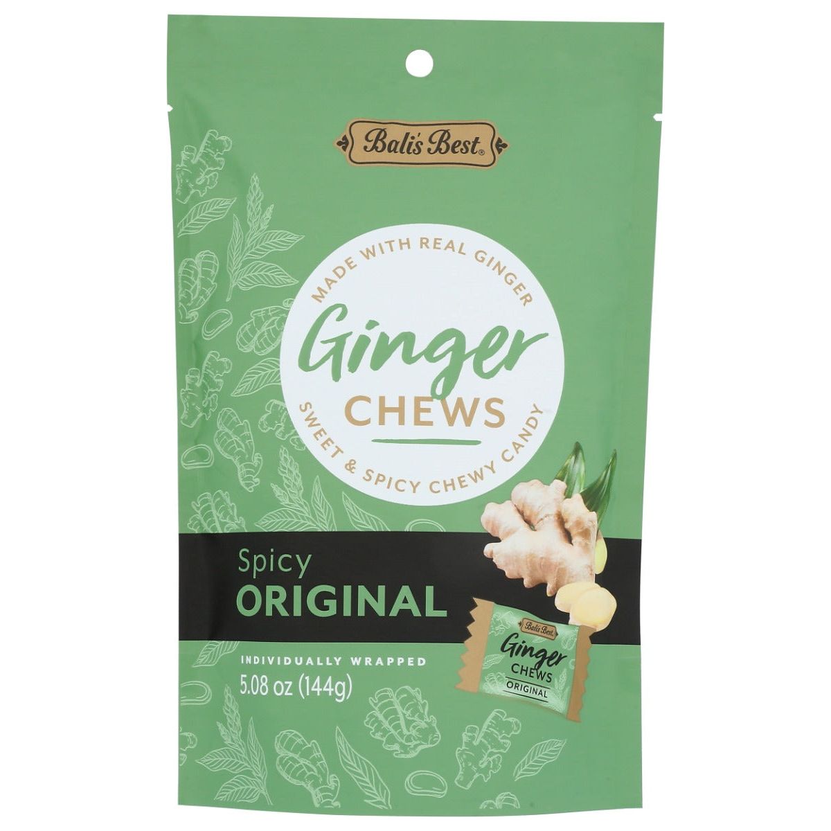BALIS BEST: Spicy Orginal Ginger Chews, 5.08 oz - #tag1# - #tag2#