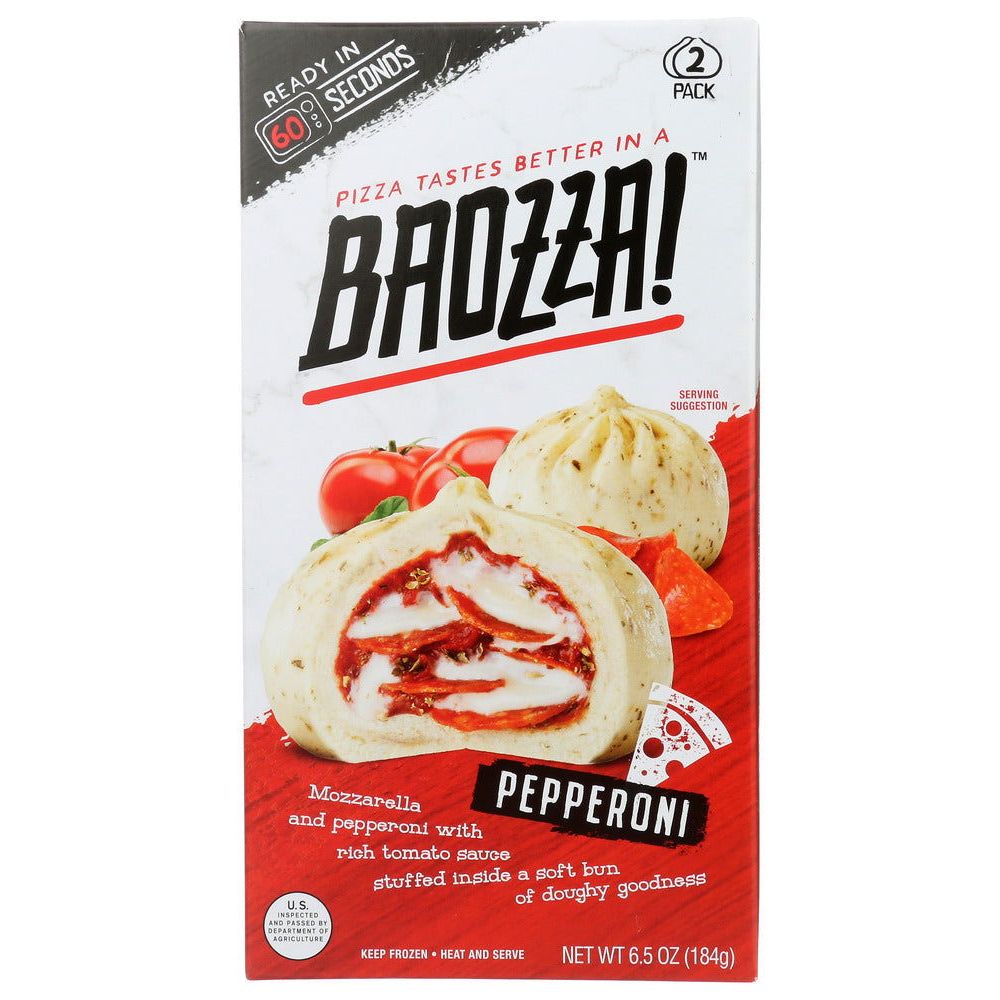 BAOZZA: Pepperoni Pizza, 6.5 oz - #tag1# - #tag2#
