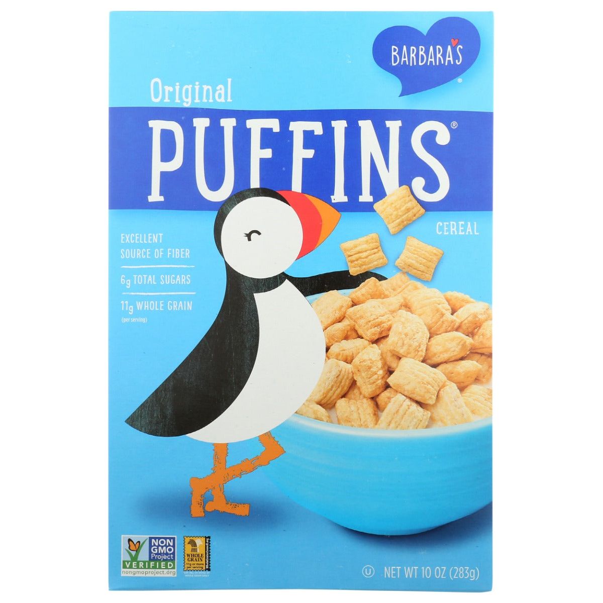 BARBARAS: Original Puffins Cereal, 10 oz - #tag1# - #tag2#