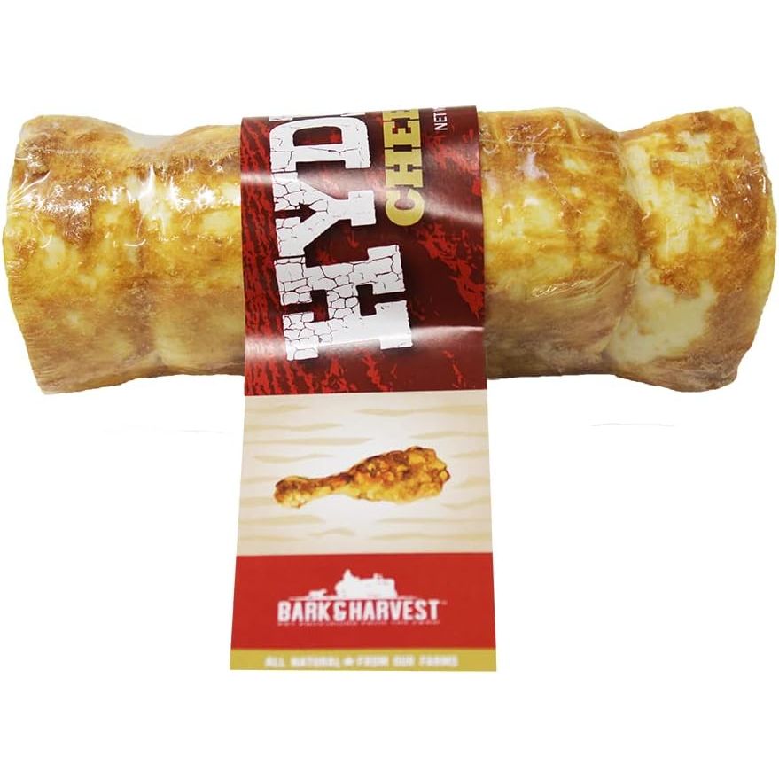 BARK AND HARVEST: Cheek Rolls Chicken Flavor, 6 in - #tag1# - #tag2#