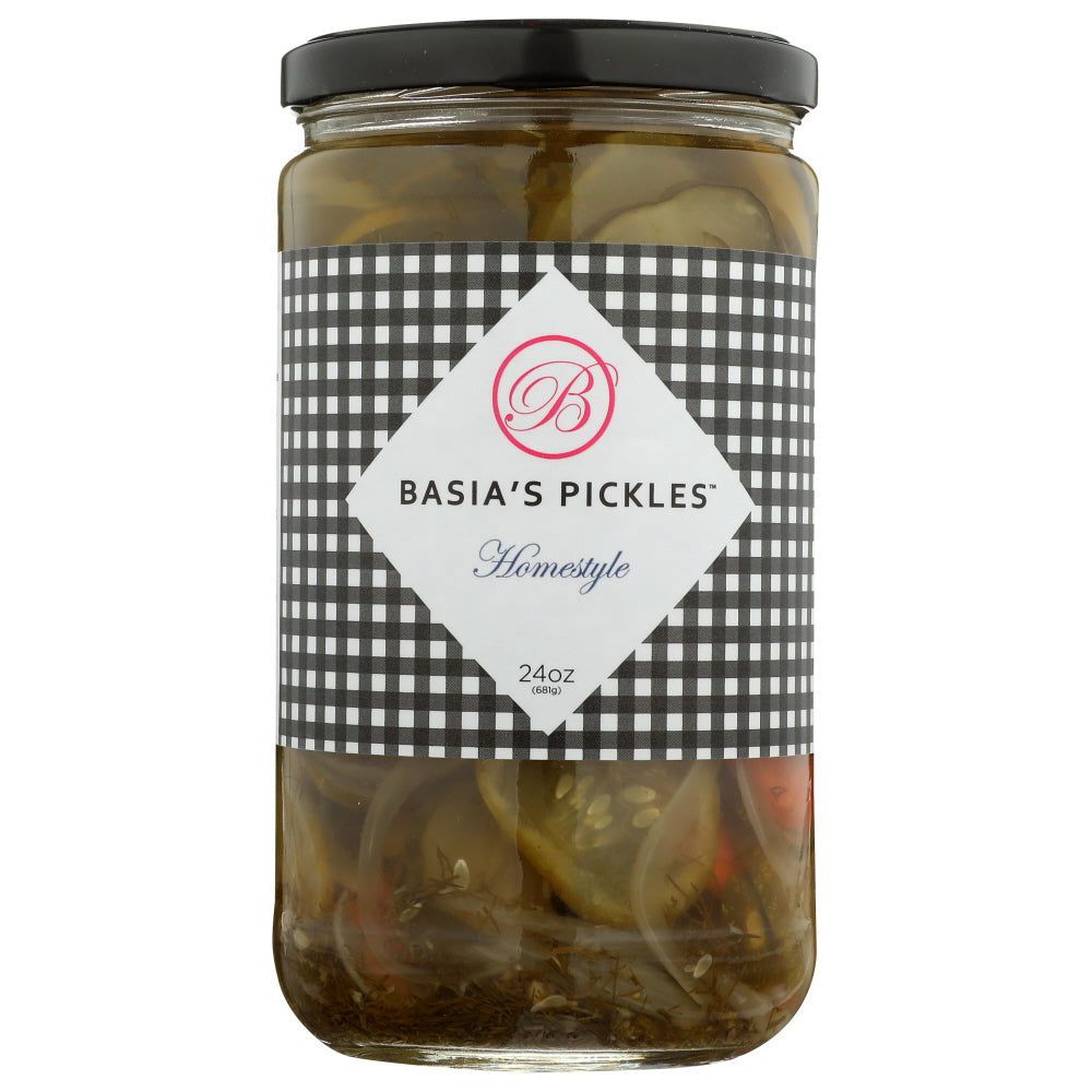 BASIAS PICKLES: Homestyle Pickles, 24 oz - #tag1# - #tag2#