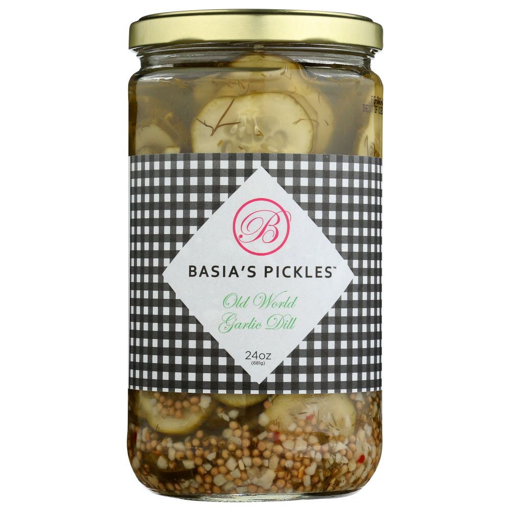 BASIAS PICKLES: Old World Garlic Dill Pickles, 24 oz - #tag1# - #tag2#